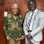 EPA Boss Pays Courtesy Visit to Former President Sirleaf, Receives Pledge of Support