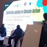 EPA Liberia Chief Executive Officer delivers remarks at the Centering Justice in Africa’s Climate Action gathering